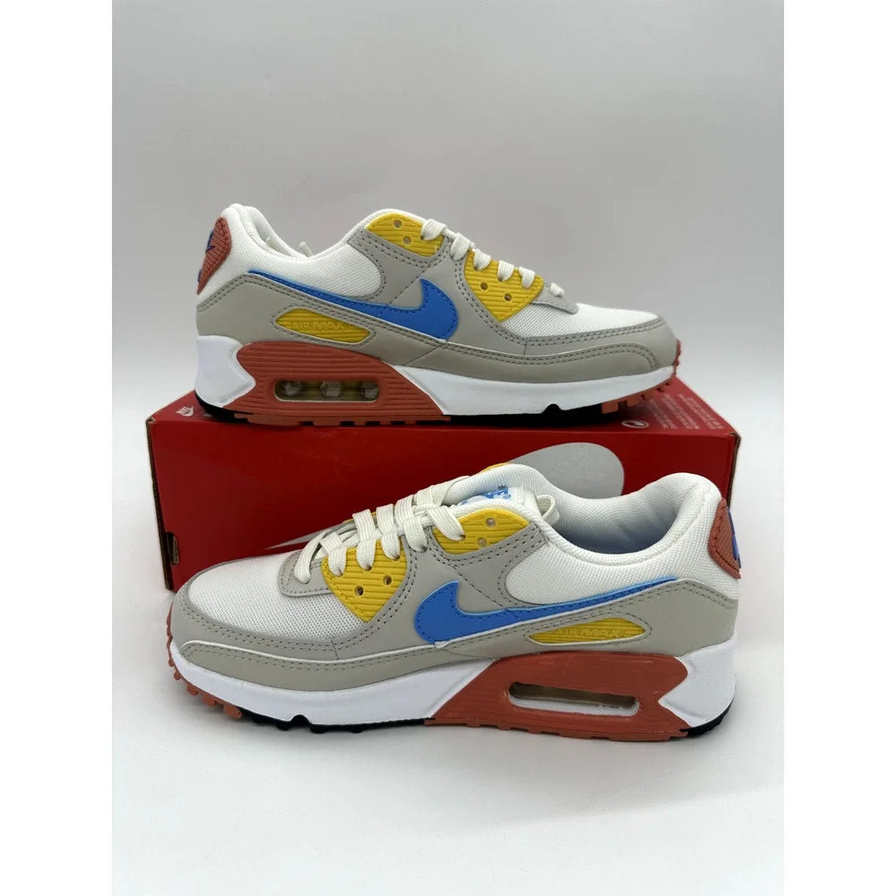 Nike Women's Air Max 90 Women's Size 6 White Multicolor running shoes DJ9991 100